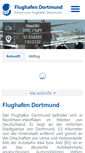 Mobile Screenshot of flughafendortmund.net